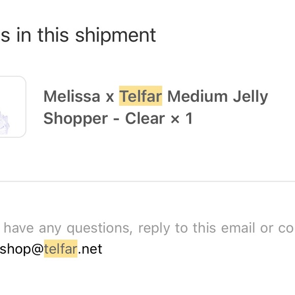 Brand New TelfarXMelissa Medium Jelly Shopper
Clear/Purple Sold out on the site - Picture 5 of 7
